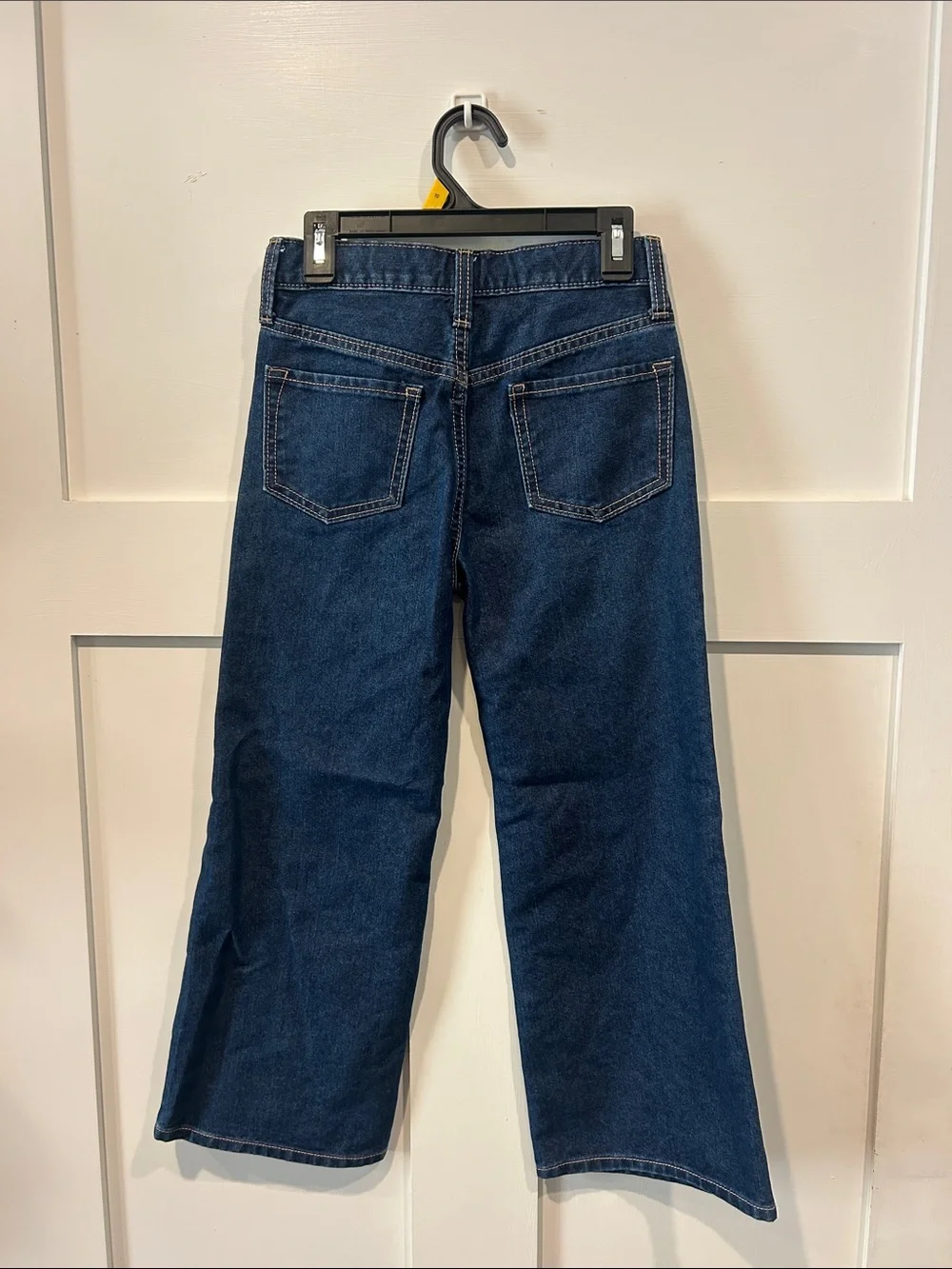 Dark Blue Wide-Leg Girl’s Jeans